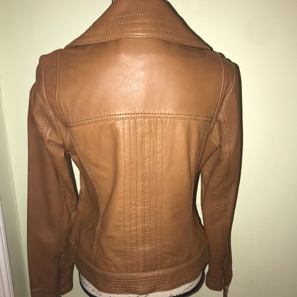 Michael Kors Leather Jacket, M - Picture 3 of 8